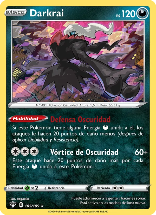 Darkrai – Oscuridad Incandescente 105