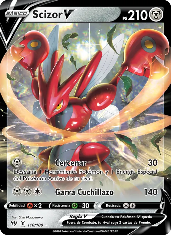 Scizor V – Oscuridad Incandescente 118