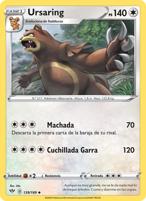 Ursaring – Oscuridad Incandescente 139