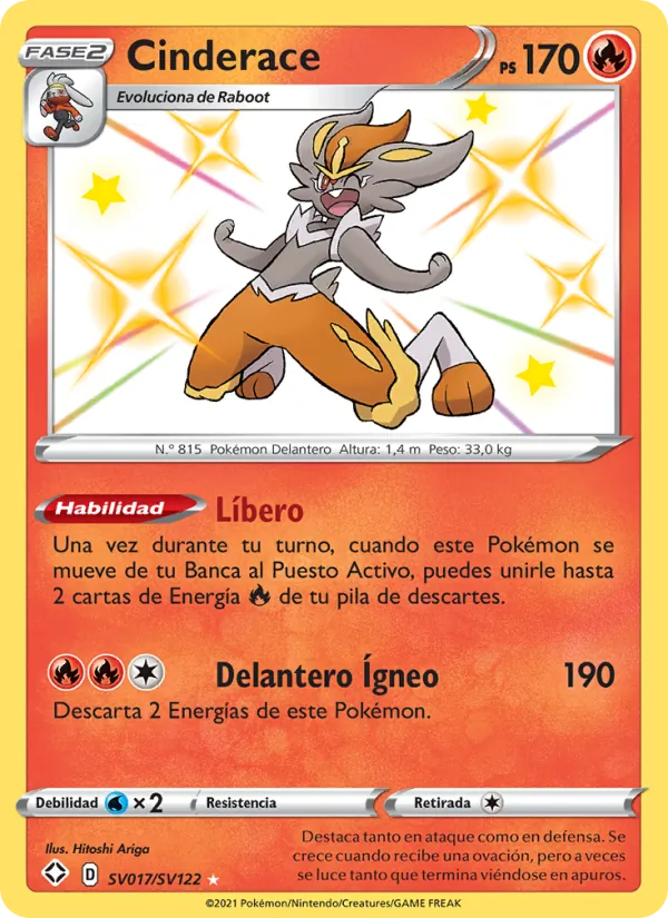 Cinderace – Destinos Brillantes SV017