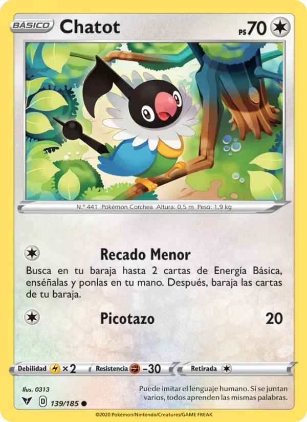 Chatot – Voltaje Vívido 139