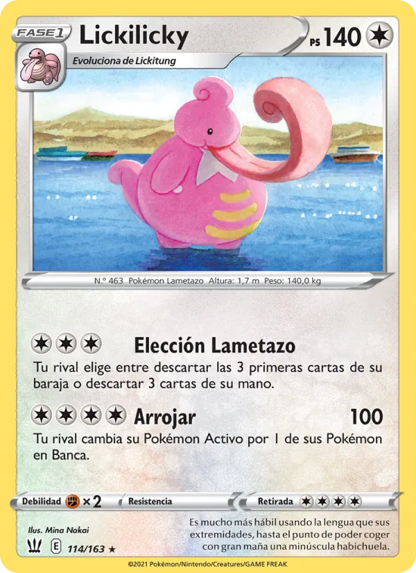 Lickilicky – Estilos de Combate 114