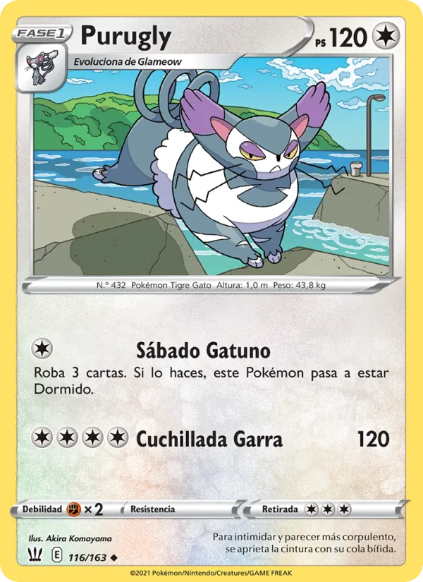 Purugly – Estilos de Combate 116