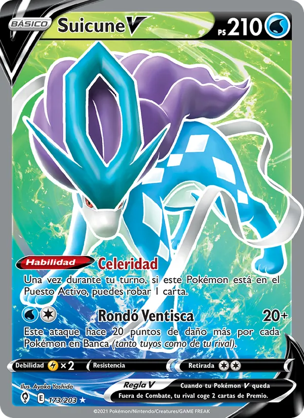 Suicune V – Cielos Evolutivos 173
