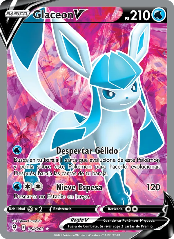Glaceon V – Cielos Evolutivos 174