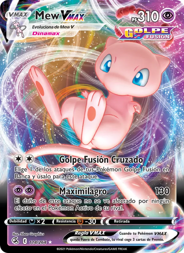 Mew VMAX – Golpe Fusión 114