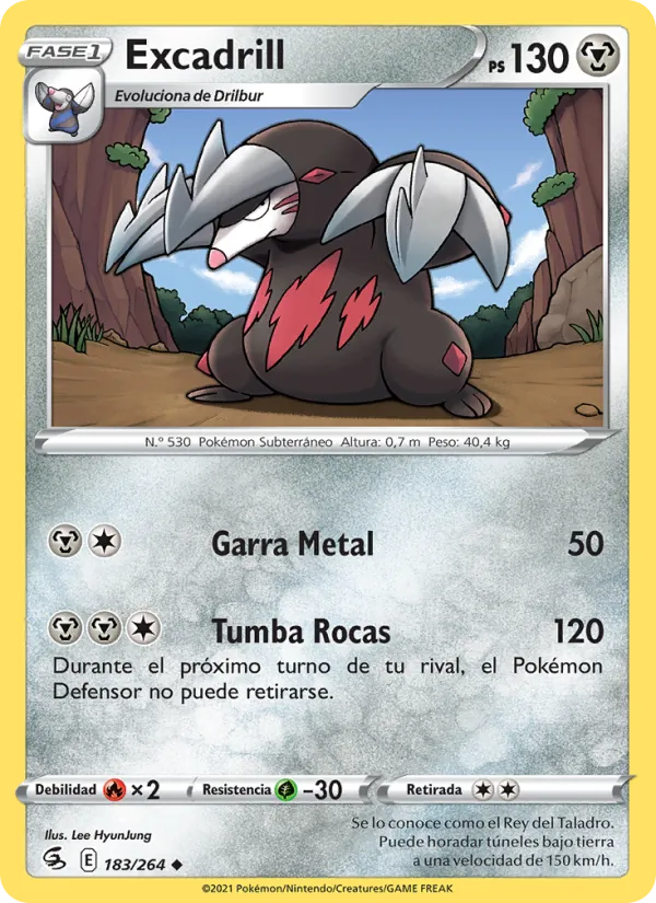 Excadrill – Golpe Fusión 183