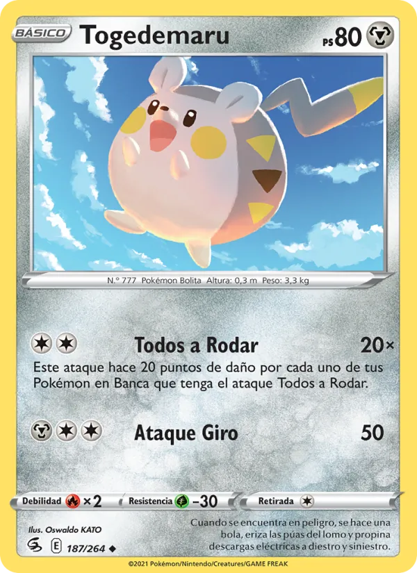 Togedemaru – Golpe Fusión 187
