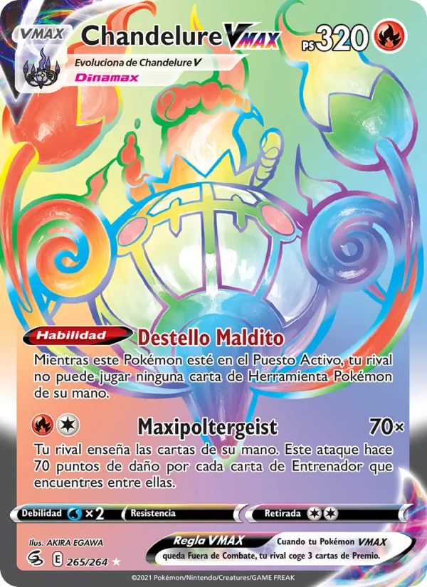 Chandelure VMAX – Golpe Fusión 265