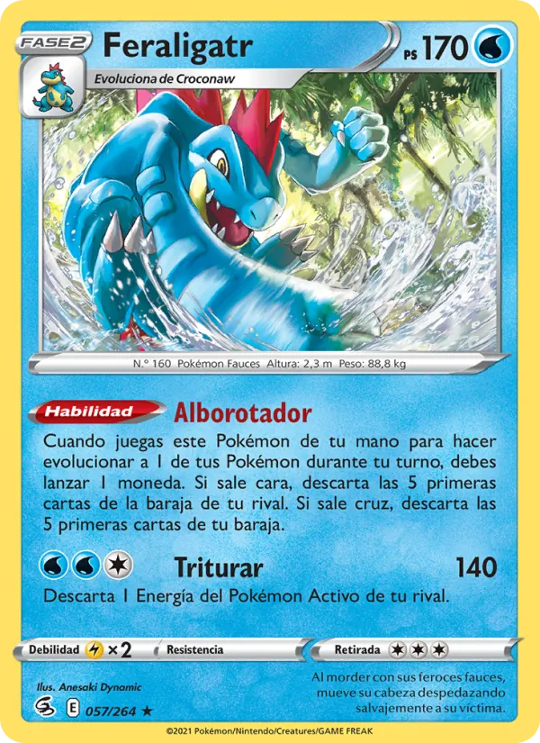 Feraligatr – Golpe Fusión 57