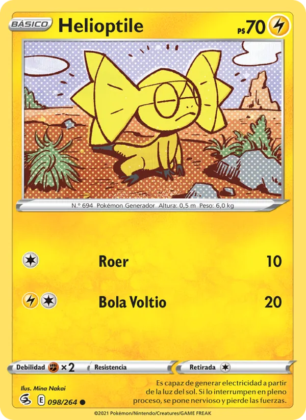 Helioptile – Golpe Fusión 98