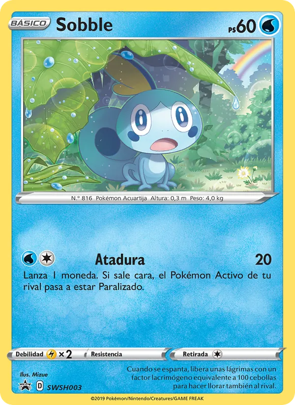 Sobble – Cartas de promoción ESES SWSH003
