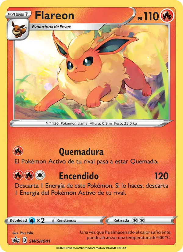 Flareon – Cartas de promoción ESES SWSH041