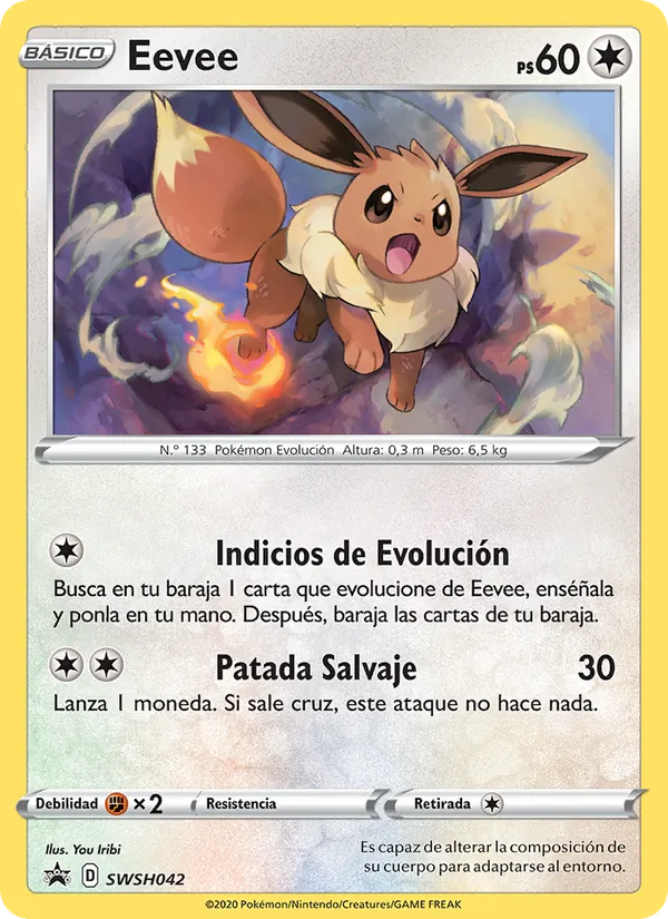 Eevee – Cartas de promoción ESES SWSH042