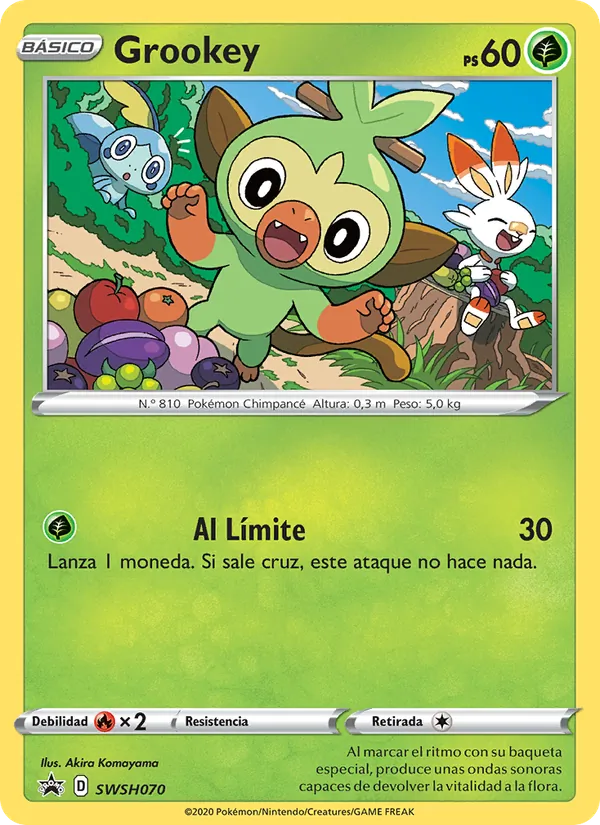 Grookey – Cartas de promoción ESES SWSH070