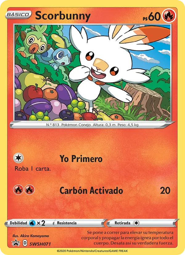 Scorbunny – Cartas de promoción ESES SWSH071