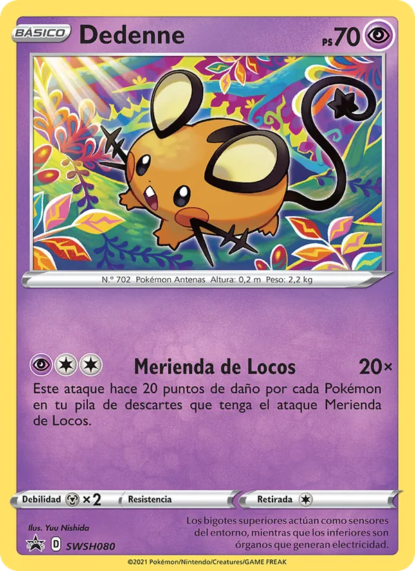 Dedenne – Cartas de promoción ESES SWSH080