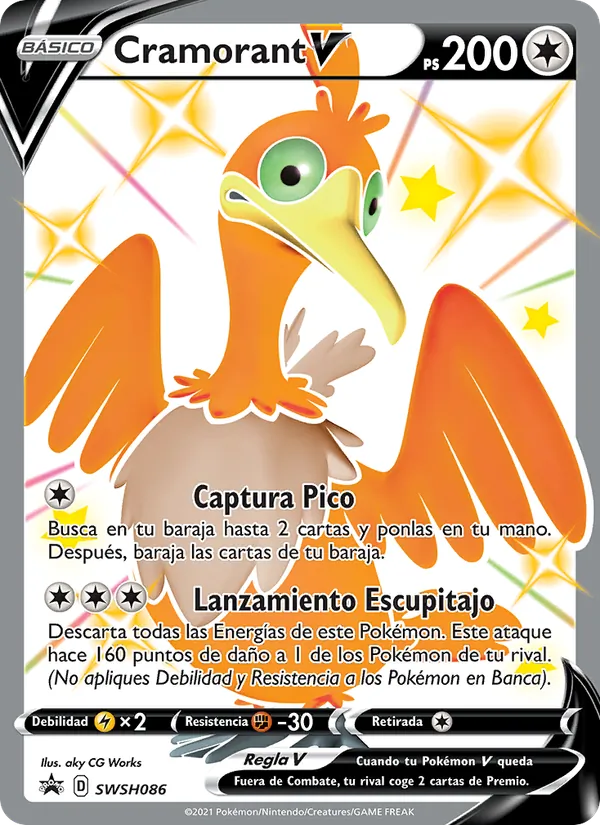 Cramorant V – Cartas de promoción ESES SWSH086