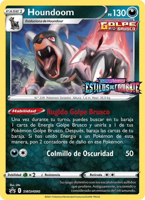 Houndoom – Cartas de promoción ESES SWSH090