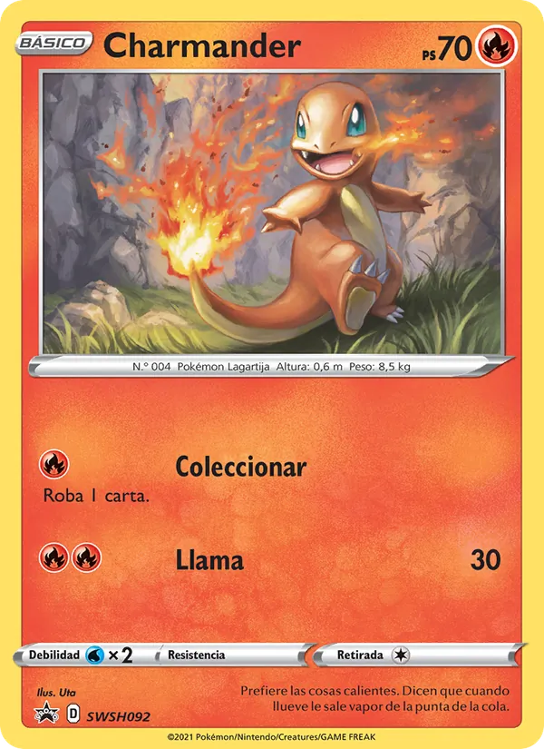 Charmander – Cartas de promoción ESES SWSH092