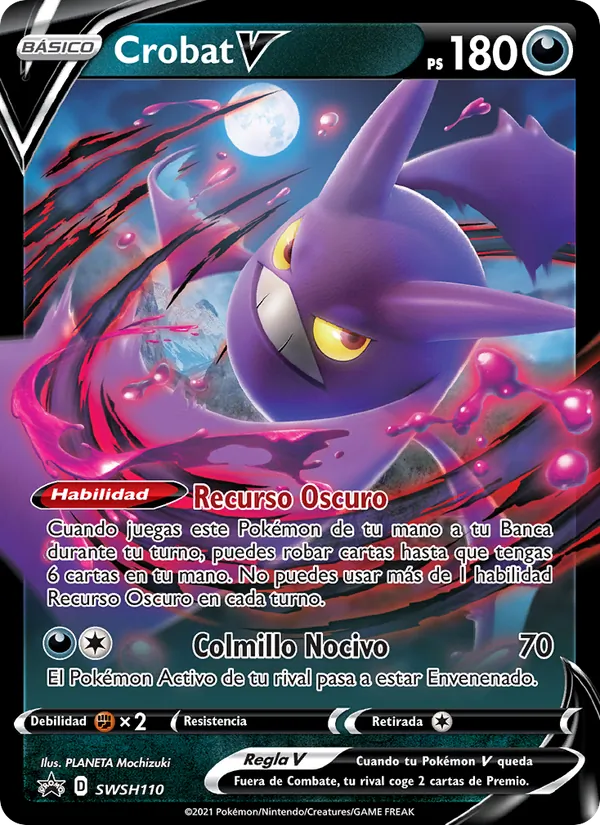 Crobat V – Cartas de promoción ESES SWSH110