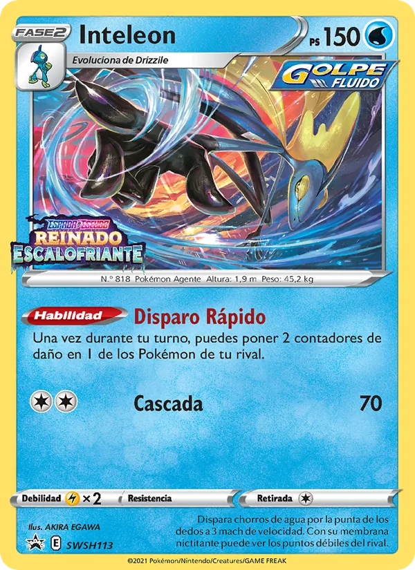 Inteleon – Cartas de promoción ESES SWSH113