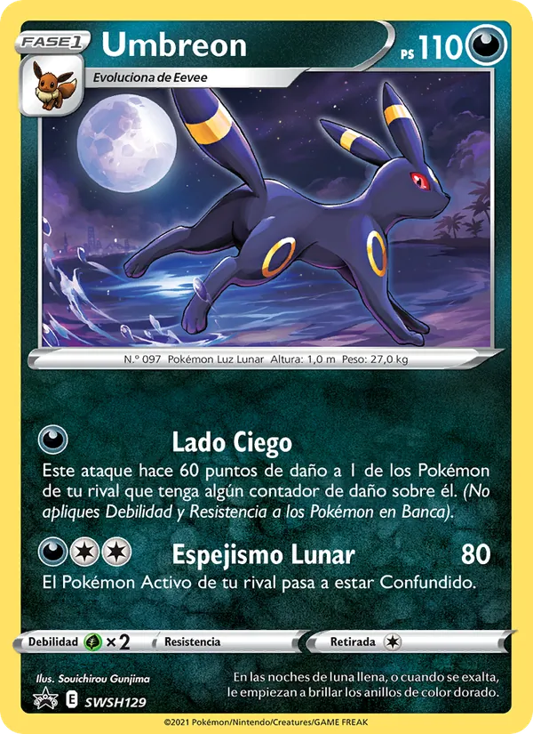 Umbreon – Cartas de promoción ESES SWSH129