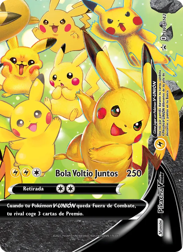 Pikachu V-UNIÓN – Cartas de promoción ESES SWSH142