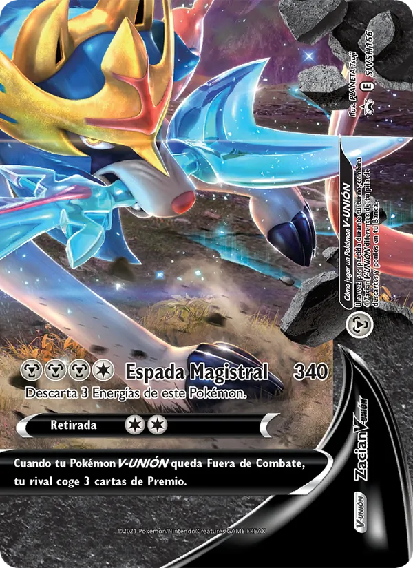 Zacian V-UNIÓN – Cartas de promoción ESES SWSH166