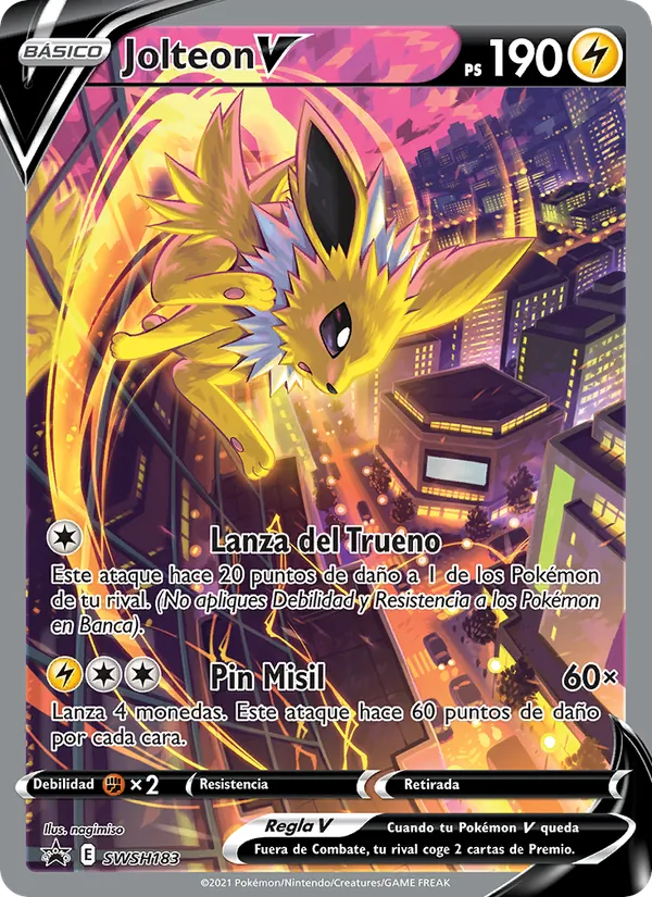 Jolteon V – Cartas de promoción ESES SWSH183