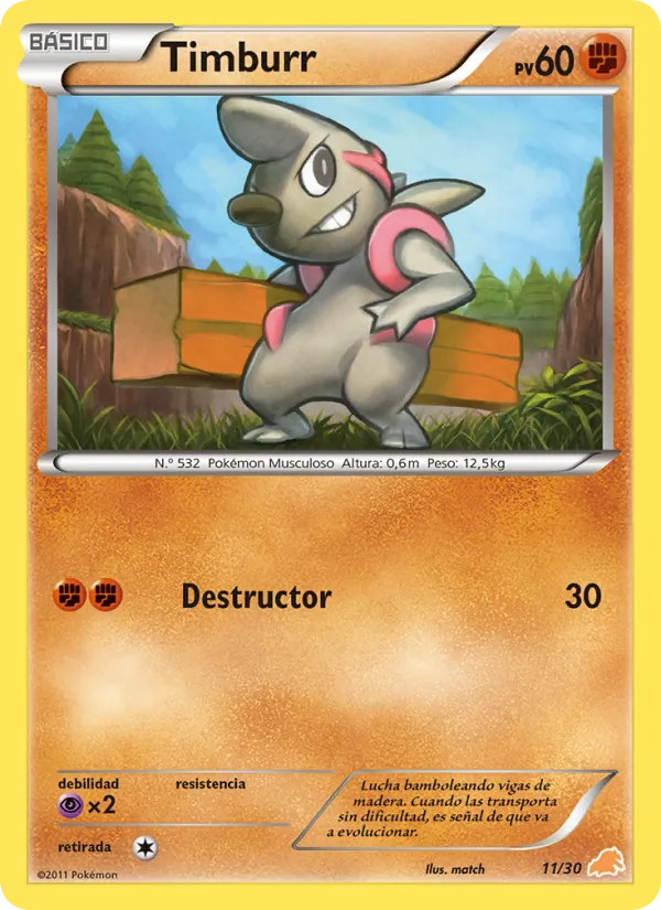 Timburr – Kit de Entrenador BW (Excadrill) 11