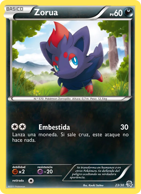 Zorua – Kit de Entrenador XY (Pikachu Enmascarada) 23