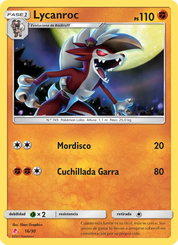 Lycanroc – Kit de Entrenador Sol y Luna (Lycanroc) 16