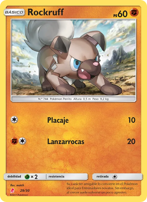 Rockruff – Kit de Entrenador Sol y Luna (Lycanroc) 29