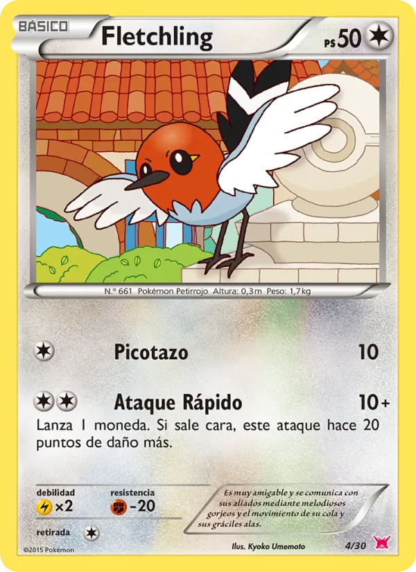Fletchling – Kit de Entrenador XY (Latias) 4