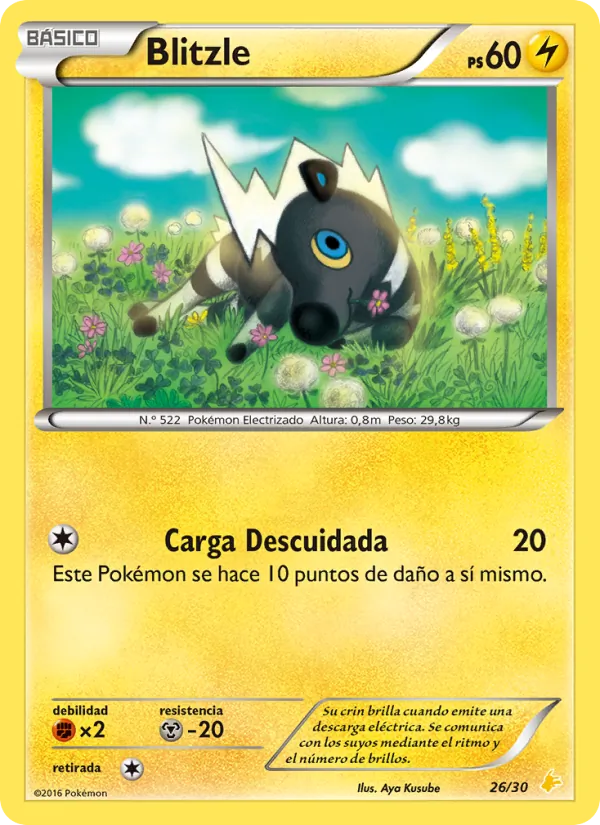 Blitzle – Kit de Entrenador XY (Pikachu Enmascarada) 26