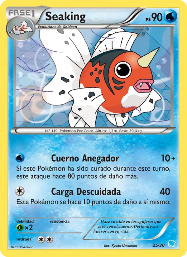 Seaking – Kit de Entrenador XY (Suicune) 25