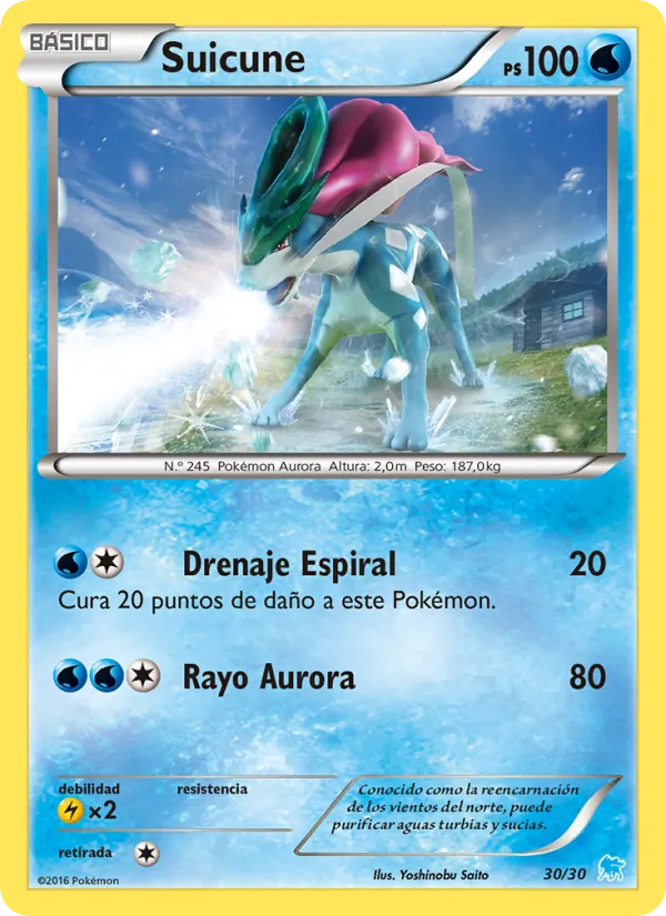 Suicune – Kit de Entrenador XY (Suicune) 30