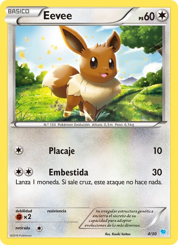 Eevee – Kit de Entrenador XY (Suicune) 4