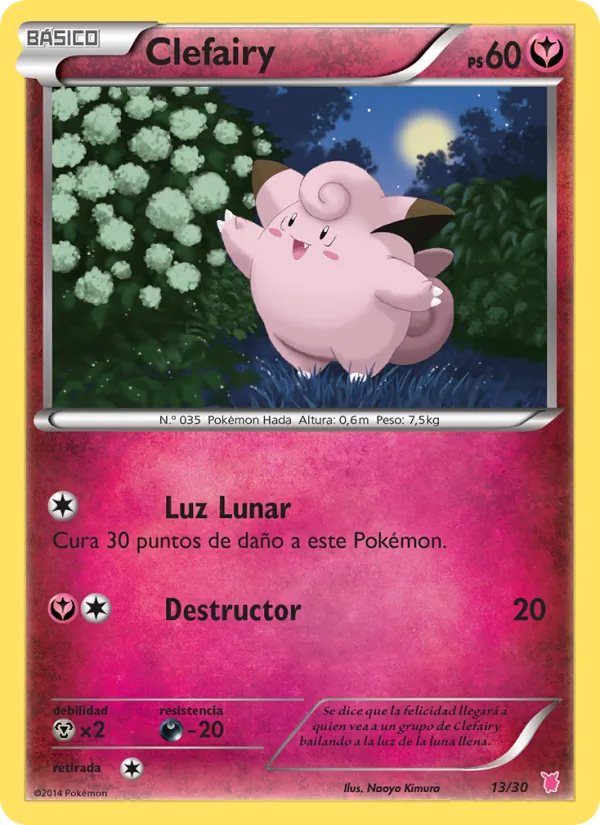 Clefairy – Kit de Entrenador XY (Wigglytuff) 13
