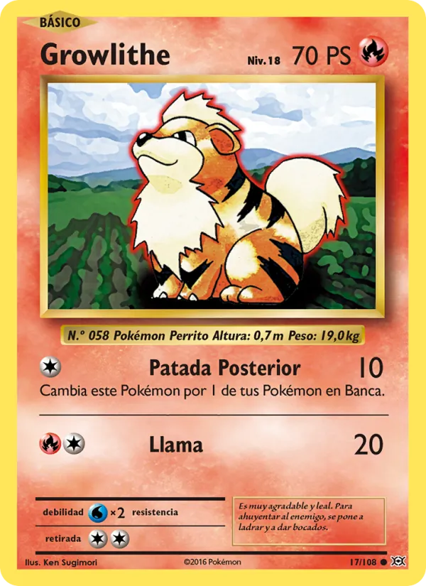 Growlithe – Evoluciones 17