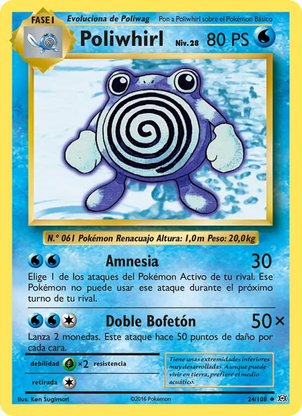 Poliwhirl – Evoluciones 24