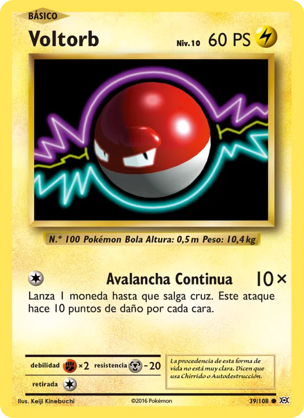 Voltorb – Evoluciones 39