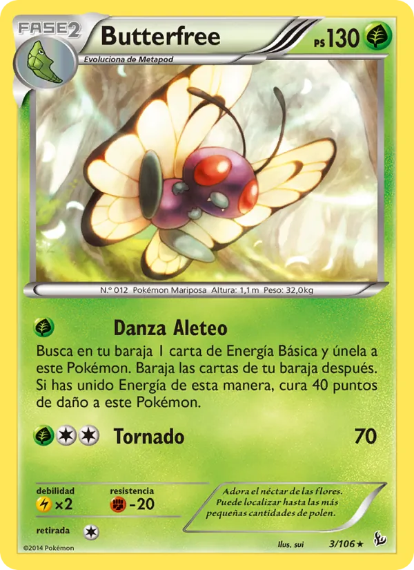 Butterfree – Destellos de Fuego 3
