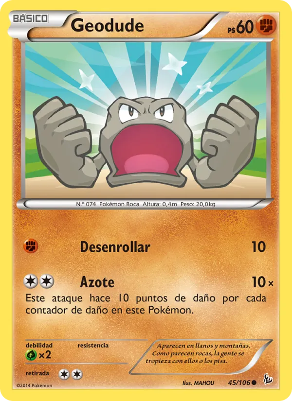 Geodude – Destellos de Fuego 45