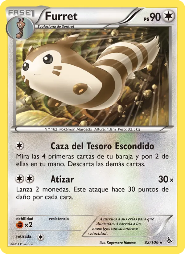 Furret – Destellos de Fuego 82