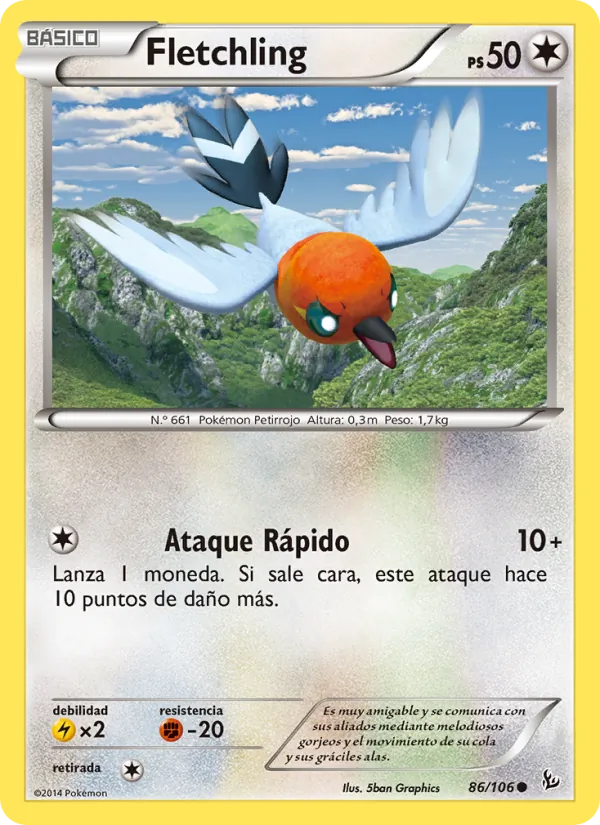 Fletchling – Destellos de Fuego 86