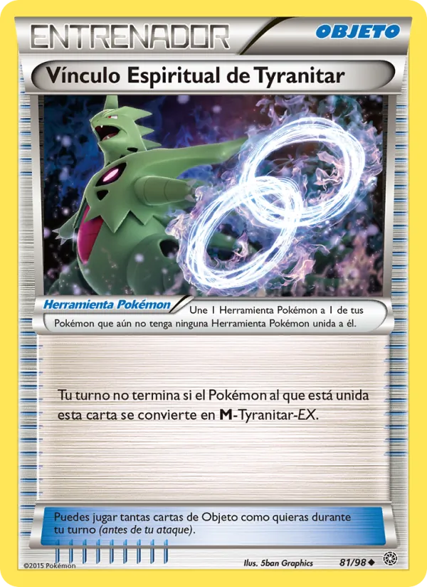 Vínculo Espiritual de Tyranitar – Antiguos Orígenes 81