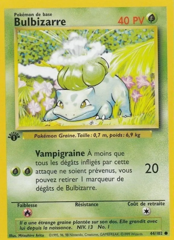 Bulbizarre – Set de Base 44