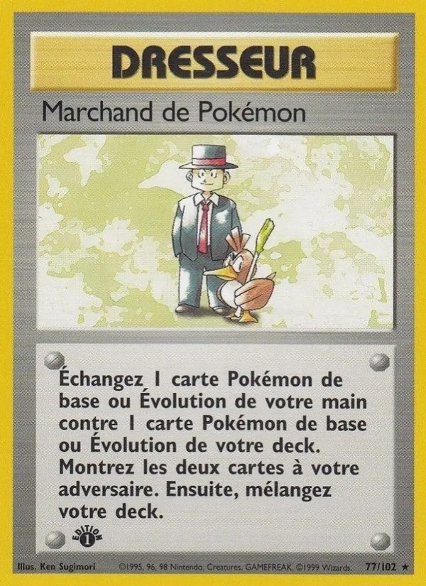 Marchand de Pokémon – Set de Base 77